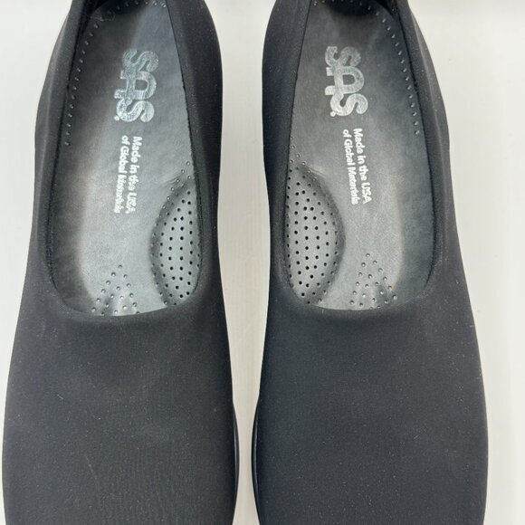 New SAS Women Black Bliss Slip On Flat Comfort Cushion Shoe Size 9 MSRP $150 - Picture 4 of 6